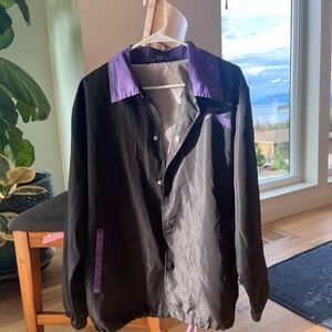 Odd Future Black and Purple Windbreaker